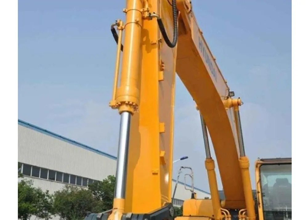 Hvorfor skifter hydraulikcylindre farve på gravemaskiner?
